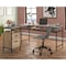 Sauder 57.64 in D X 30.59 in H, 55.91 in W X Engineered wood, Metal 431298 - alternate 1